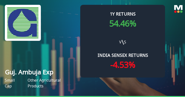 Gujarat Ambuja Exports Ltd Technical Momentum Shifts Signal Bullish Outlook