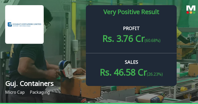 Gujarat Containers Q1 FY27: Stellar Quarter Masks Deeper Quality Concerns