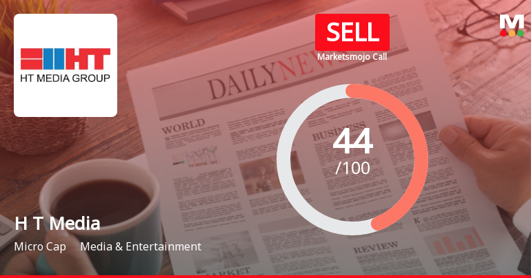 H T Media Ltd Upgraded to Sell as Technicals Improve Amid Mixed Fundamentals
