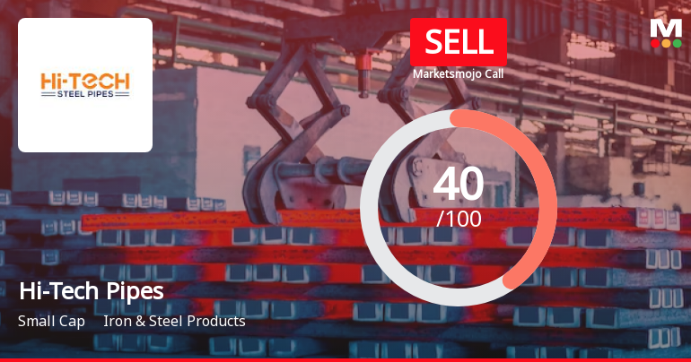 Hi-Tech Pipes Ltd is Rated Sell