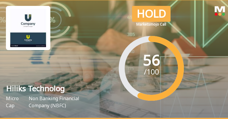 Hiliks Technologies Ltd is Rated Hold by MarketsMOJO
