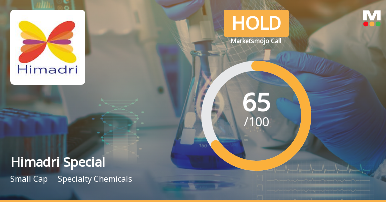 Himadri Speciality Chemical Ltd is Rated Hold
