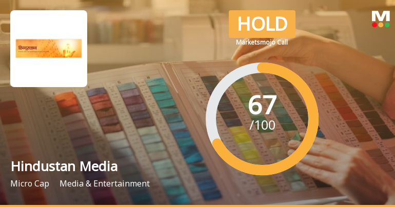 Hindustan Media Ventures Ltd is Rated Hold