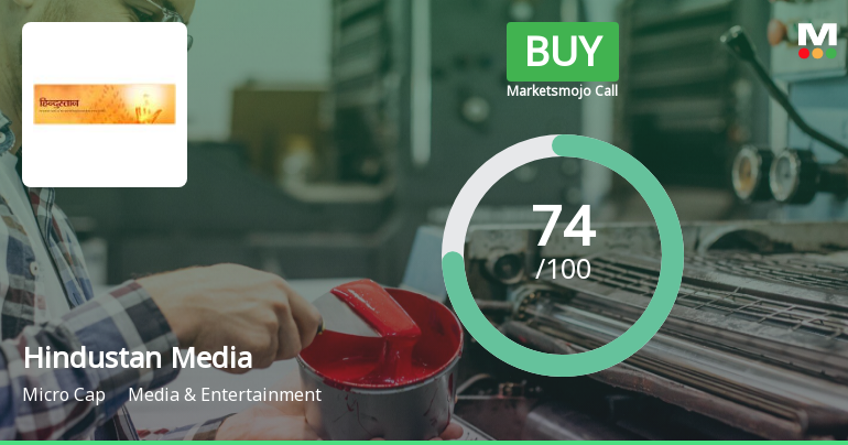 Hindustan Media Ventures Ltd is Rated Buy