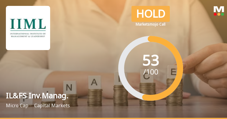 IL&amp;FS Investment Managers Ltd is Rated Hold by MarketsMOJO