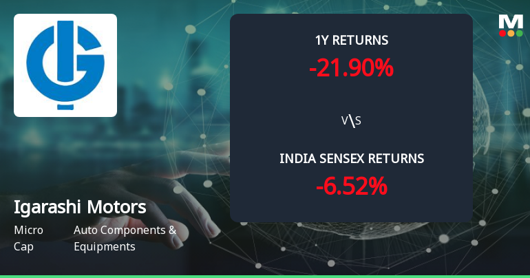 Igarashi Motors India Ltd Forms Golden Cross Amid Mixed Technical Signals