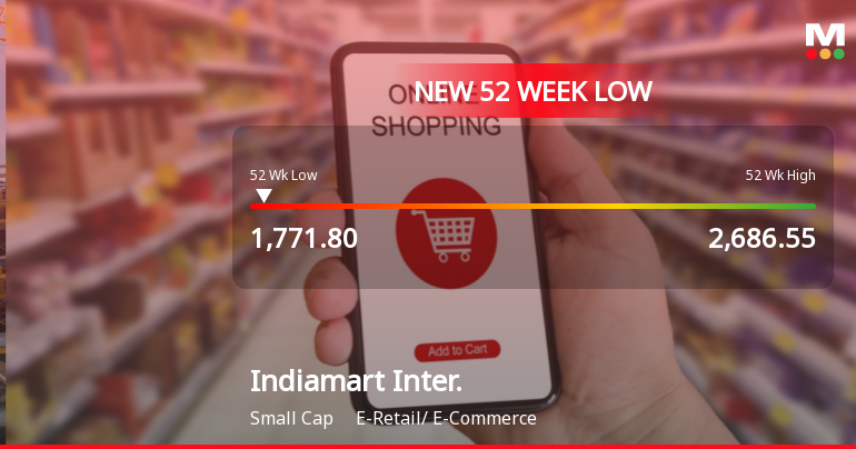 Markets Rally, But Indiamart Intermesh Ltd Sinks to 52-Week Low in Stock-Specific Sell-Off