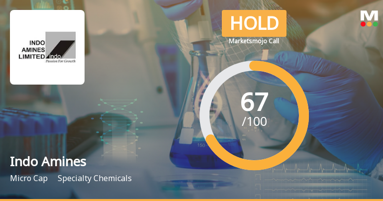 Indo Amines Ltd is Rated Hold
