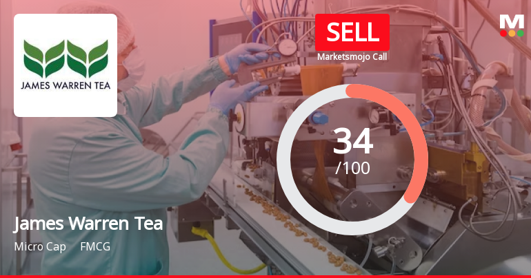 James Warren Tea Ltd. Upgraded to Sell on Technical Improvements Despite Weak Financials