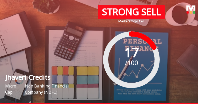 Jhaveri Credits & Capital Ltd is Rated Strong Sell