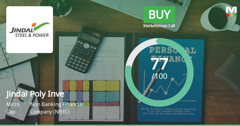 Jindal Poly Investment & Finance Company Ltd is Rated Buy
