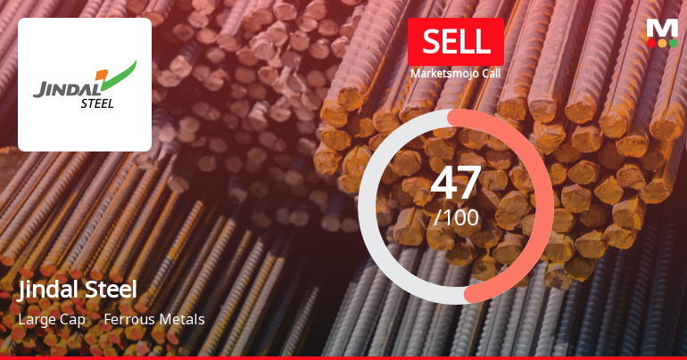 Jindal Steel Ltd. Downgraded to Sell Amidst Flat Financials and Bearish Technicals