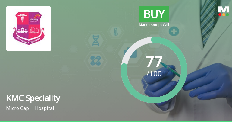 KMC Speciality Hospitals (India) Ltd is Rated Buy