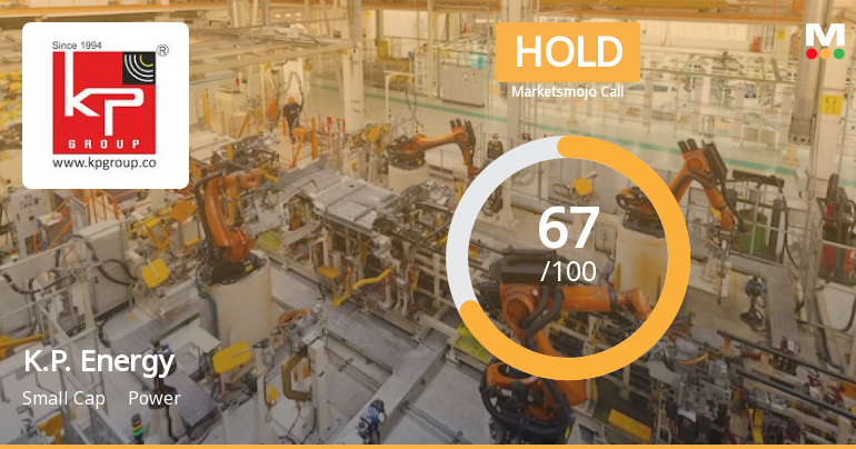 K.P. Energy Ltd is Rated Hold by MarketsMOJO