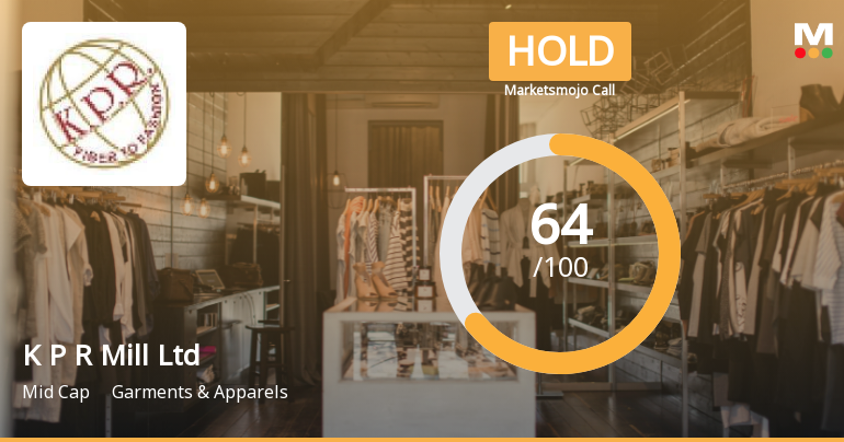 K P R Mill Ltd Downgraded to Hold by MarketsMOJO Amid Mixed Technical and Valuation Signals