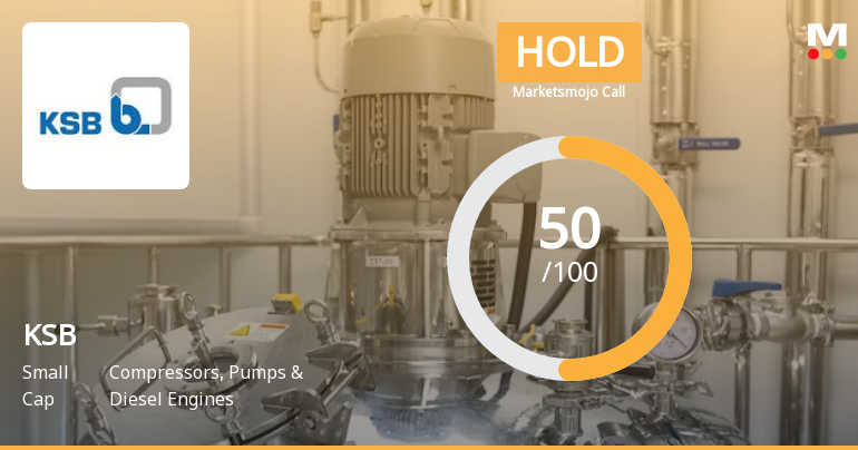 KSB Ltd is Rated Hold by MarketsMOJO