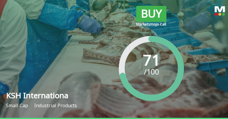 KSH International Ltd Upgraded to Buy by MarketsMOJO on Strong Technical and Financial Performance