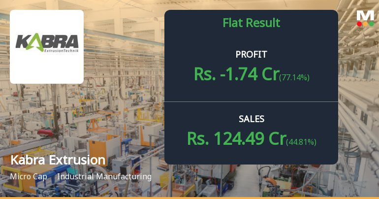 Kabra Extrusion Q1 FY27: Loss Widens Despite Revenue Growth, Margin Pressures Persist