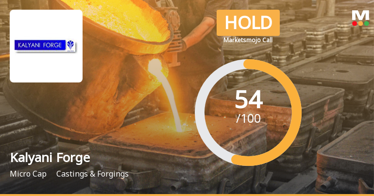 Kalyani Forge Ltd Upgraded to Hold as Technicals Improve and Financials Show Recovery
