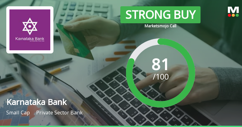 Karnataka Bank Ltd Upgraded to Strong Buy on Robust Fundamentals and Technicals
