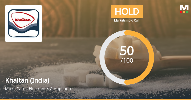 Khaitan (India) Ltd is Rated Hold