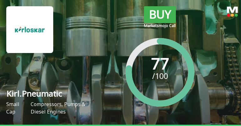 Kirloskar Pneumatic Company Ltd Downgraded to Buy Amid Mixed Technical Signals