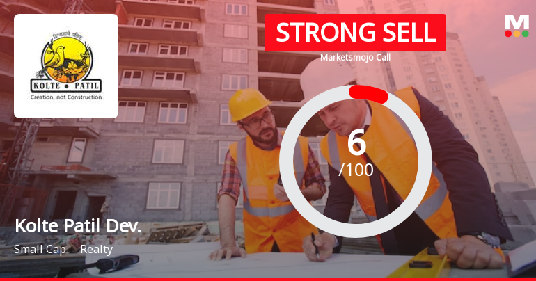 Kolte Patil Developers Ltd is Rated Strong Sell