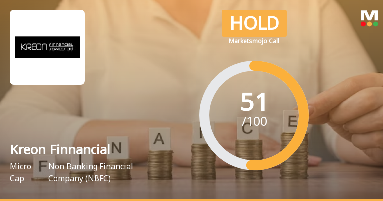 Kreon Finnancial Services Ltd is Rated Hold