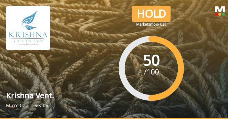 Krishna Ventures Ltd is Rated Hold by MarketsMOJO