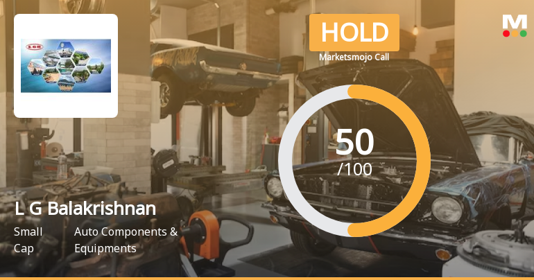L G Balakrishnan & Bros Ltd Upgraded to Hold by MarketsMOJO on Technical Improvements