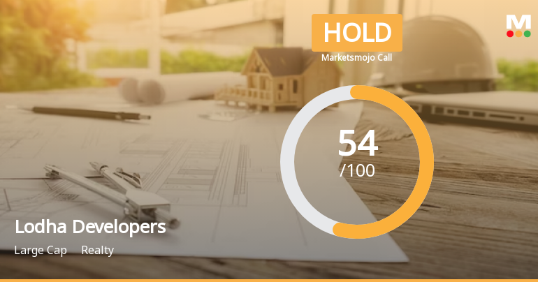 Lodha Developers Ltd is Rated Hold by MarketsMOJO