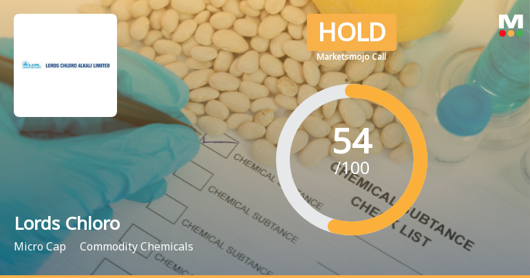 Lords Chloro Alkali Ltd Upgraded to Hold by MarketsMOJO on Technical Improvements