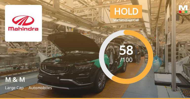 Mahindra & Mahindra Ltd is Rated Hold