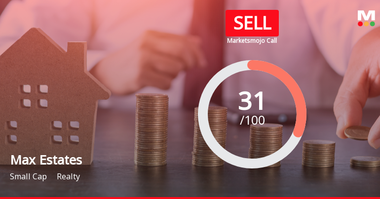Max Estates Ltd Upgraded to Sell on Technical Improvements Despite Weak Fundamentals