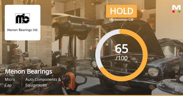 Menon Bearings Ltd is Rated Hold