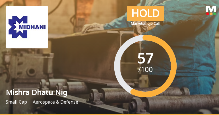 Mishra Dhatu Nigam Ltd is Rated Hold
