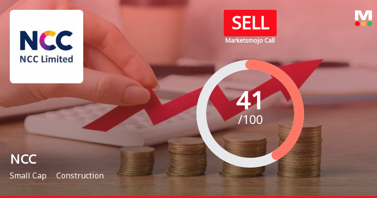NCC Ltd is Rated Sell by MarketsMOJO