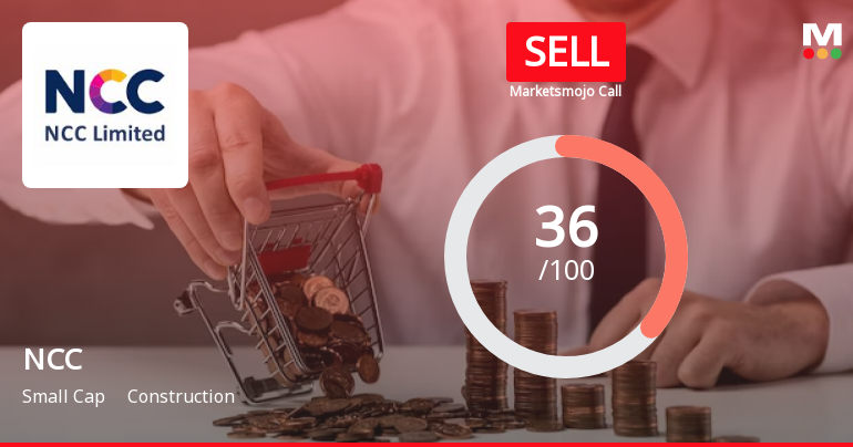 NCC Ltd is Rated Sell by MarketsMOJO