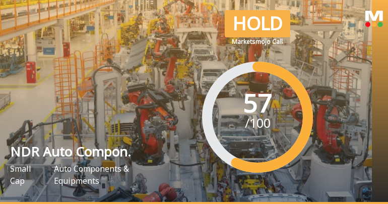 NDR Auto Components Ltd is Rated Hold