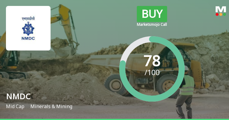 NMDC Ltd is Rated Buy by MarketsMOJO