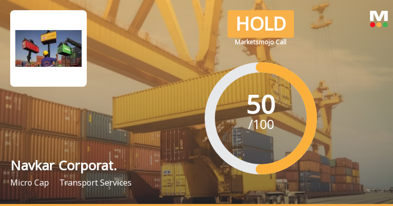 Navkar Corporation Ltd is Rated Hold by MarketsMOJO