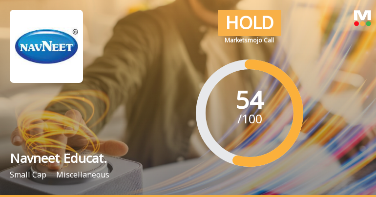 Navneet Education Ltd is Rated Hold by MarketsMOJO