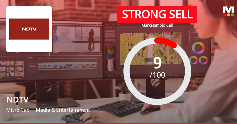 New Delhi Television Ltd is Rated Strong Sell