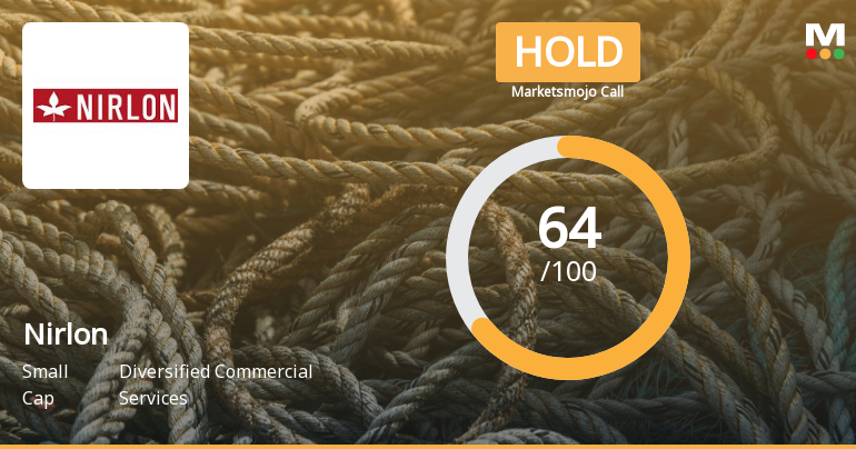 Nirlon Ltd is Rated Hold by MarketsMOJO