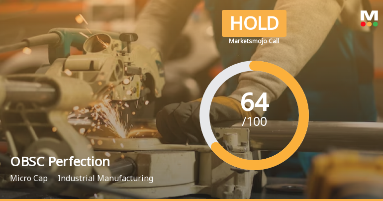 OBSC Perfection Ltd is Rated Hold by MarketsMOJO