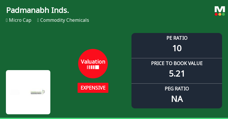Padmanabh Industries Ltd Valuation Shifts Signal Price Attractiveness Change