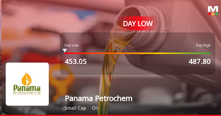 Panama Petrochem Ltd Hits Intraday Low Amid Price Pressure on 28 Jul 2026