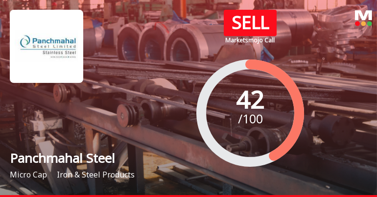Panchmahal Steel Ltd Downgraded to Sell Amid Technical and Financial Concerns