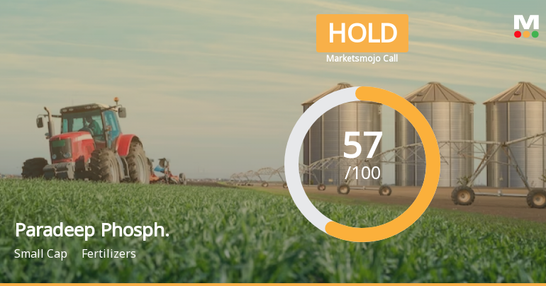 Paradeep Phosphates Ltd is Rated Hold