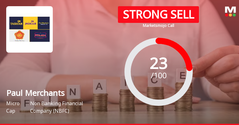 Paul Merchants Ltd is Rated Strong Sell